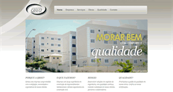 Desktop Screenshot of construtoraqbhz.com.br